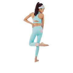 Koa Sports Bra Rtroshting Star Teal