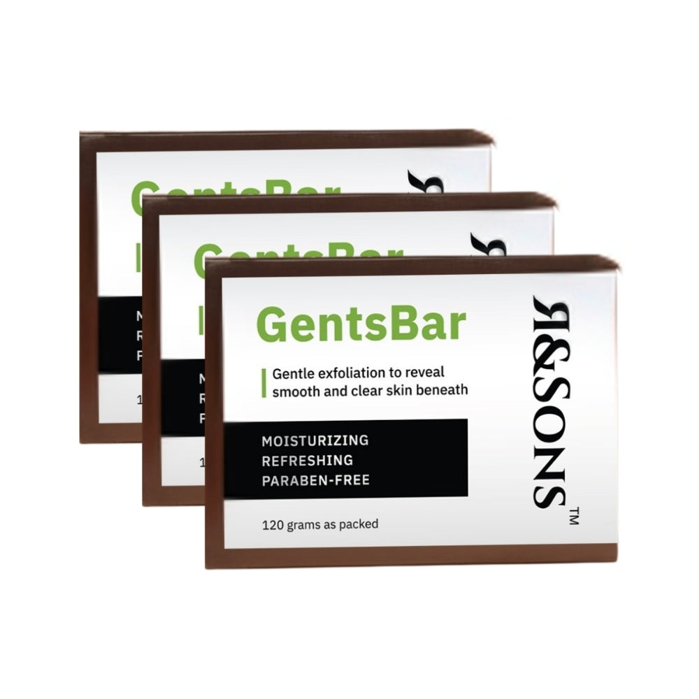 Resuron R&SONS Gents Bar Soap by 3s 120g