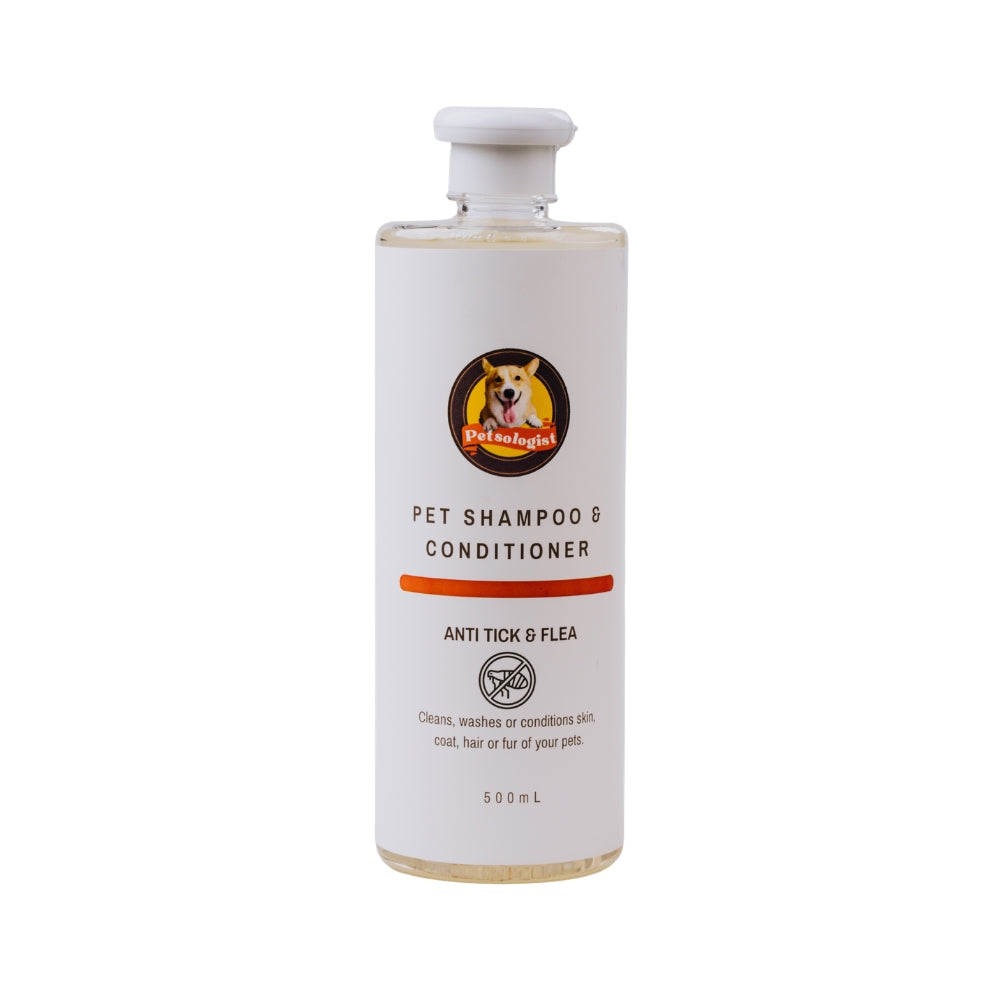 Petsologist Pet Shampoo and Conditioner Anti Tick & Flea