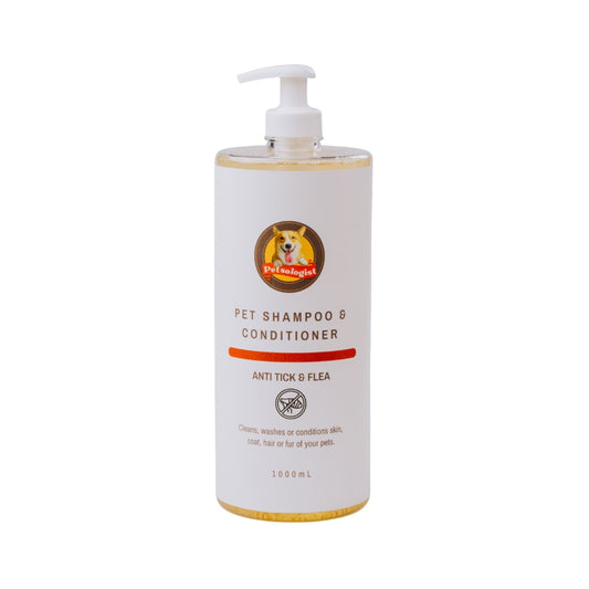Petsologist Pet Shampoo and Conditioner Anti Tick & Flea
